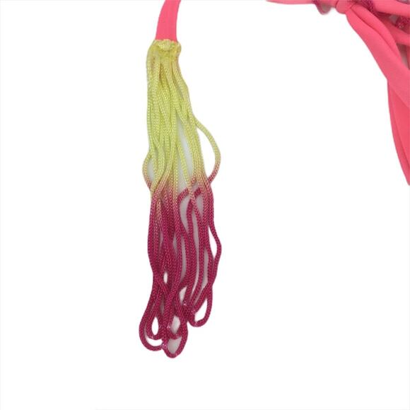 The Bikini Lab Pink Dip Dye Tassel Tie Swim Bottom - Picture 3 of 4